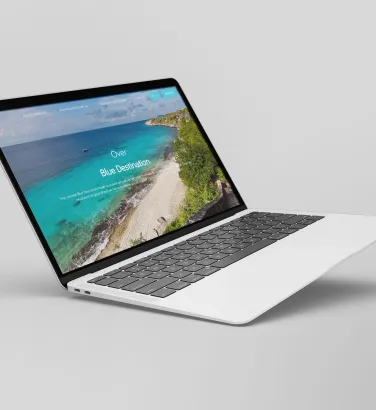 Maatwerk website voor Blue Destination