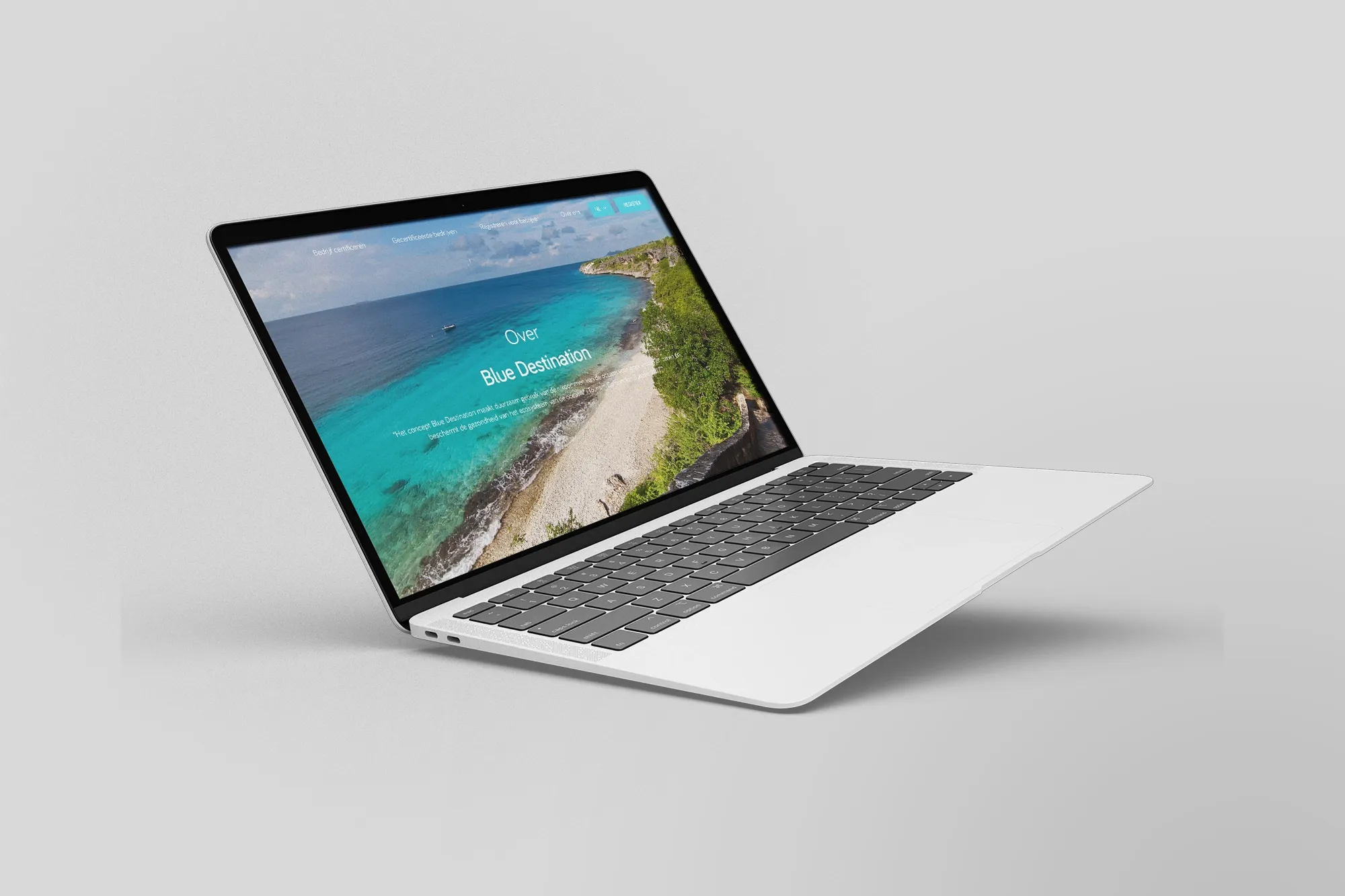 Maatwerk website voor Blue Destination