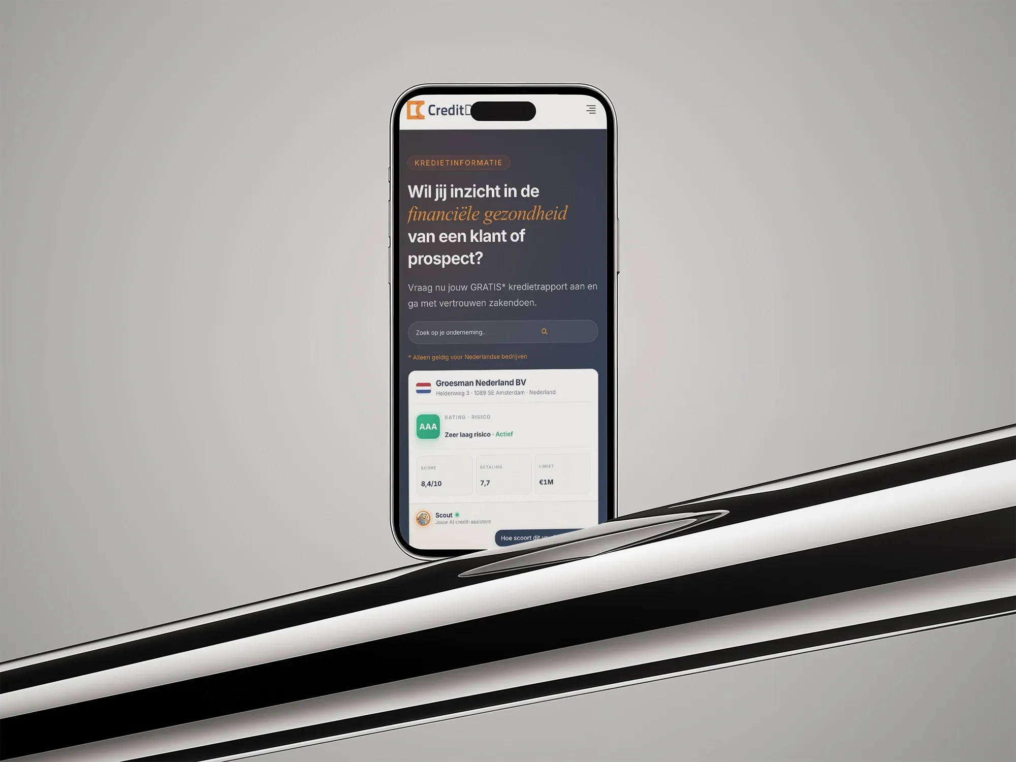 Elementor website voor CreditDevice detail image 1