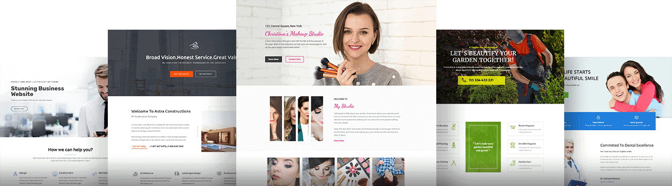 Astra theme pagebuilders