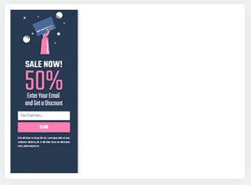 Slide-in popup