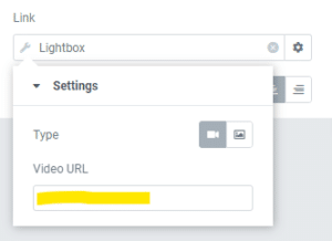 Video popup Elementor URL invoeren