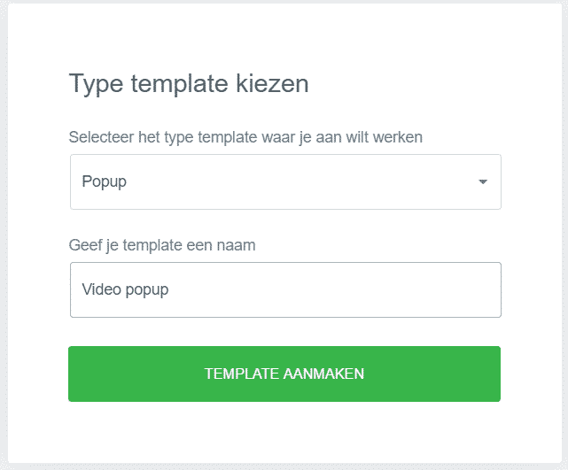 Video popup in WordPress met Elementor - nieuwe popup maken