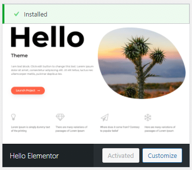 Hello theme Elementor - beste thema voor Elementor