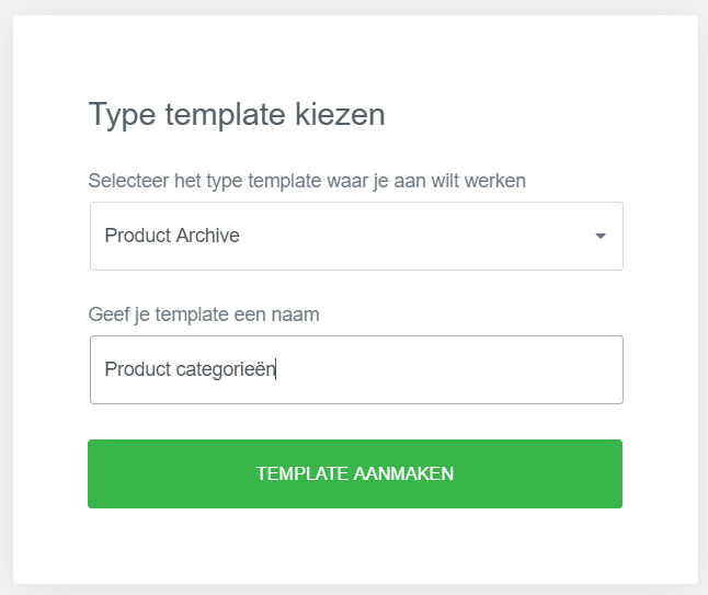 WooCommerce categorie pagina aanpassen template elementor maken